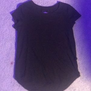 Plain black tee